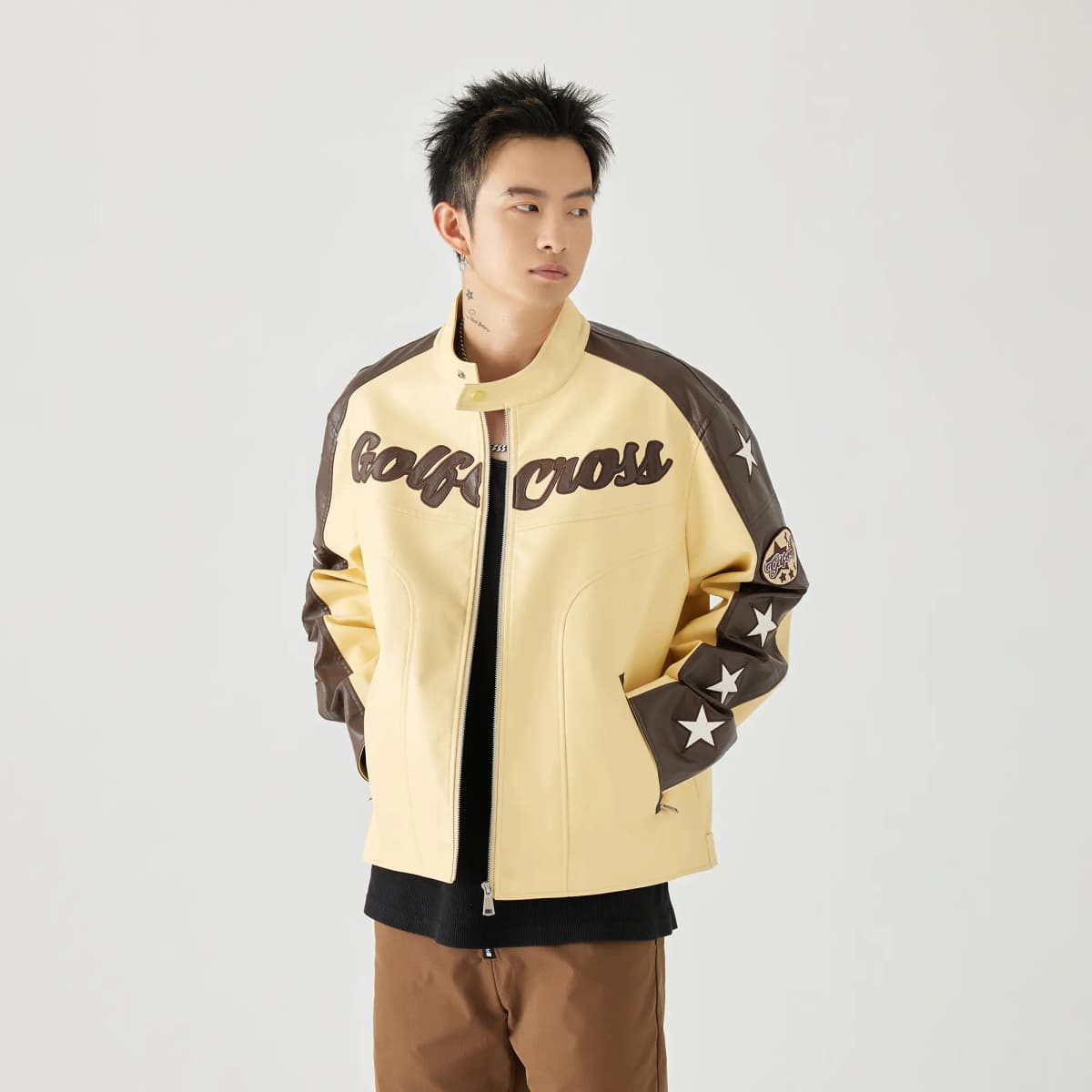 GOLFCROSS Leather Jacket Unisex 18