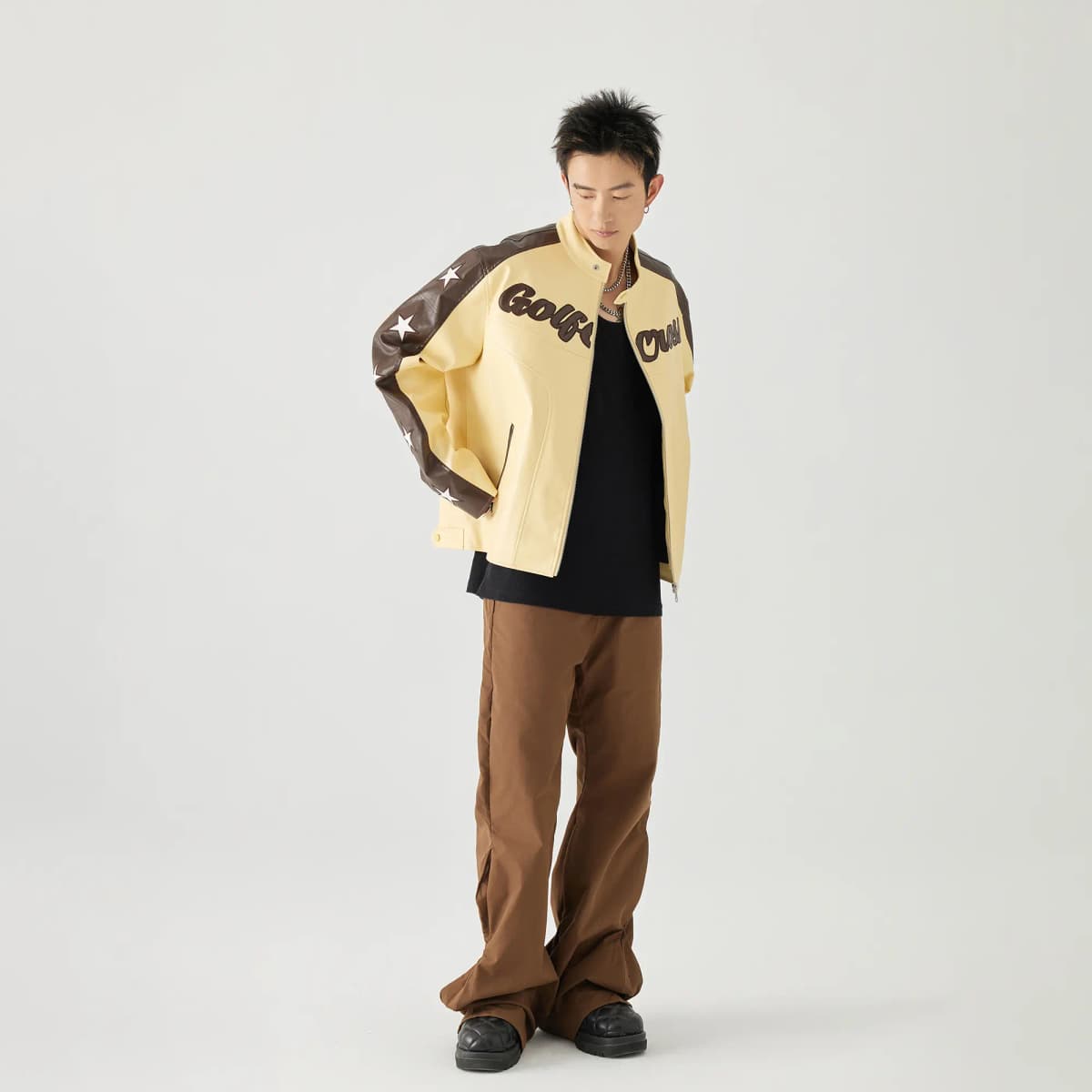 GOLFCROSS Leather Jacket Unisex 21
