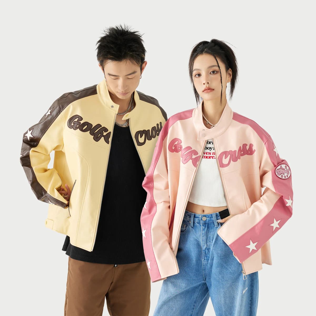GOLFCROSS Leather Jacket Unisex 17
