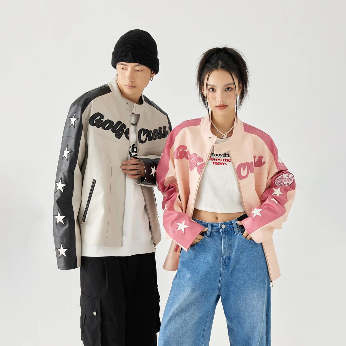 GOLFCROSS Leather Jacket Unisex 14