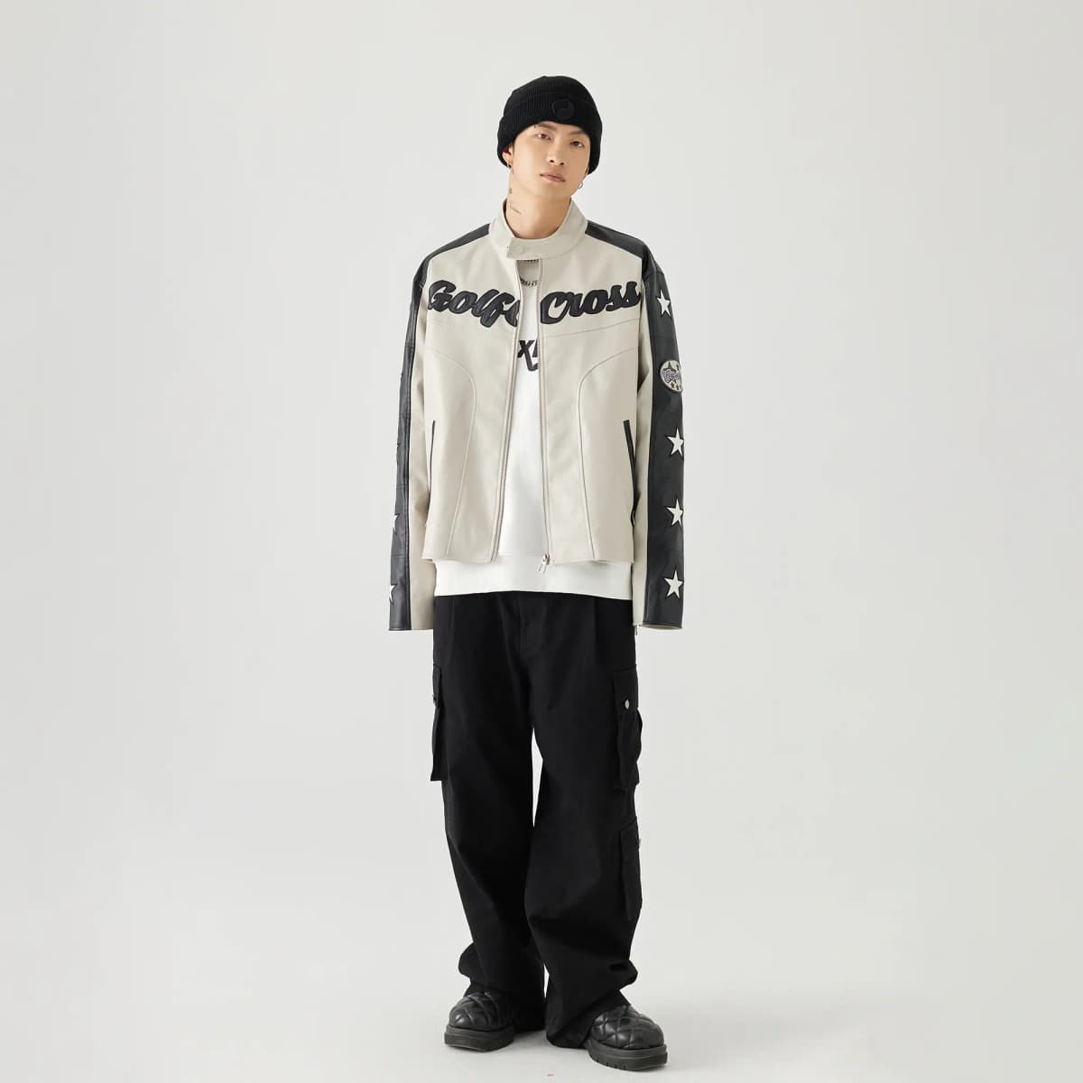 GOLFCROSS Leather Jacket Unisex 6