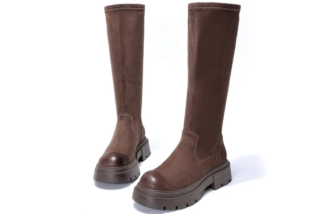 EBLAN Knee-high Boots Women's Coffee 3