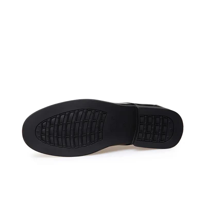 LAORENTOU Dress Shoes Men Low Top Black 4