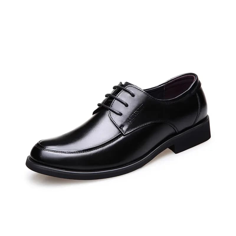 LAORENTOU Dress Shoes Men Low Top Black 2