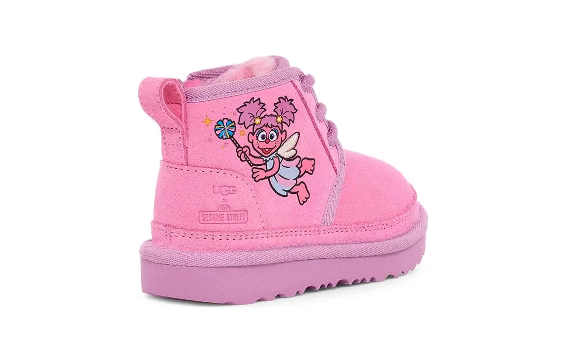 UGG Zamşa Uşaq Çəkməsi Çəhrayı 4
