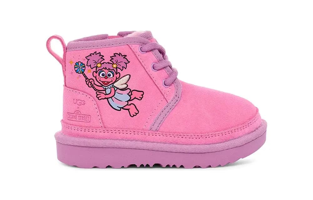 UGG Zamşa Uşaq Çəkməsi Çəhrayı 2