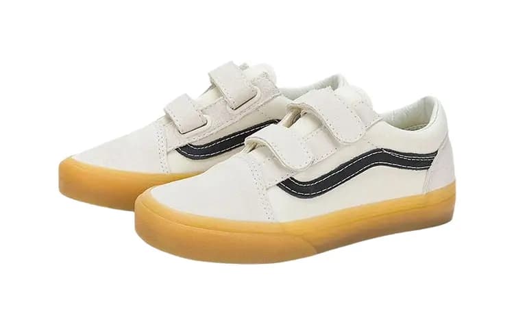 Vans Old Skool V Uşaq İdman Ayaqqabısı Ağ 2