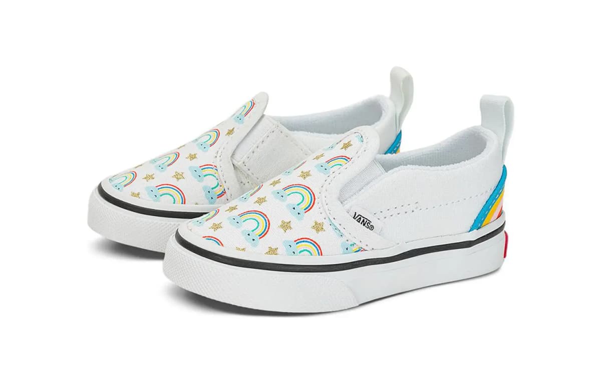 Vans Slip-On Uşaq Ayaqqabısı Ağ 2