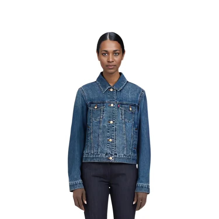 Levis Graffiti Qadın Cins Pencəyi Mavi 6
