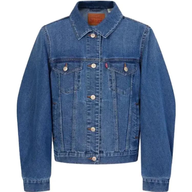 Levis Graffiti Qadın Cins Pencəyi Mavi