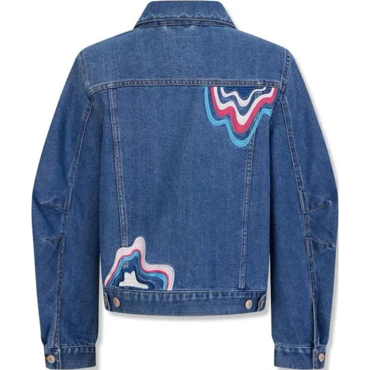 Levis Graffiti Qadın Cins Pencəyi Mavi 2