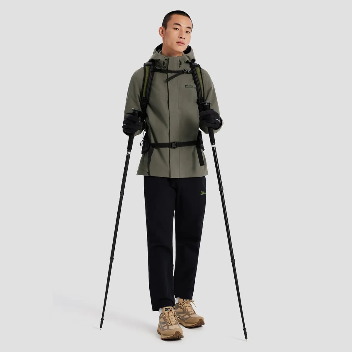 Jack Wolfskin 3 in 1 Unisex Hiking Gödəkçəsi 14
