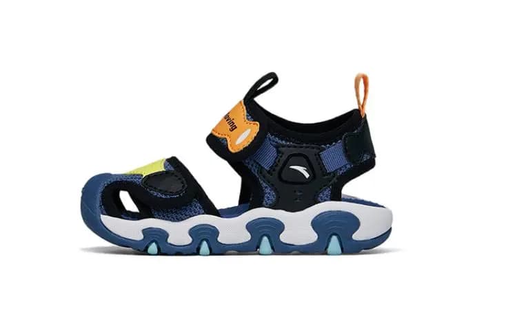 Antakids Anti-Slip Wear-Resistant Low-Top Toddler Shoes Blue Black Infant And Toddler