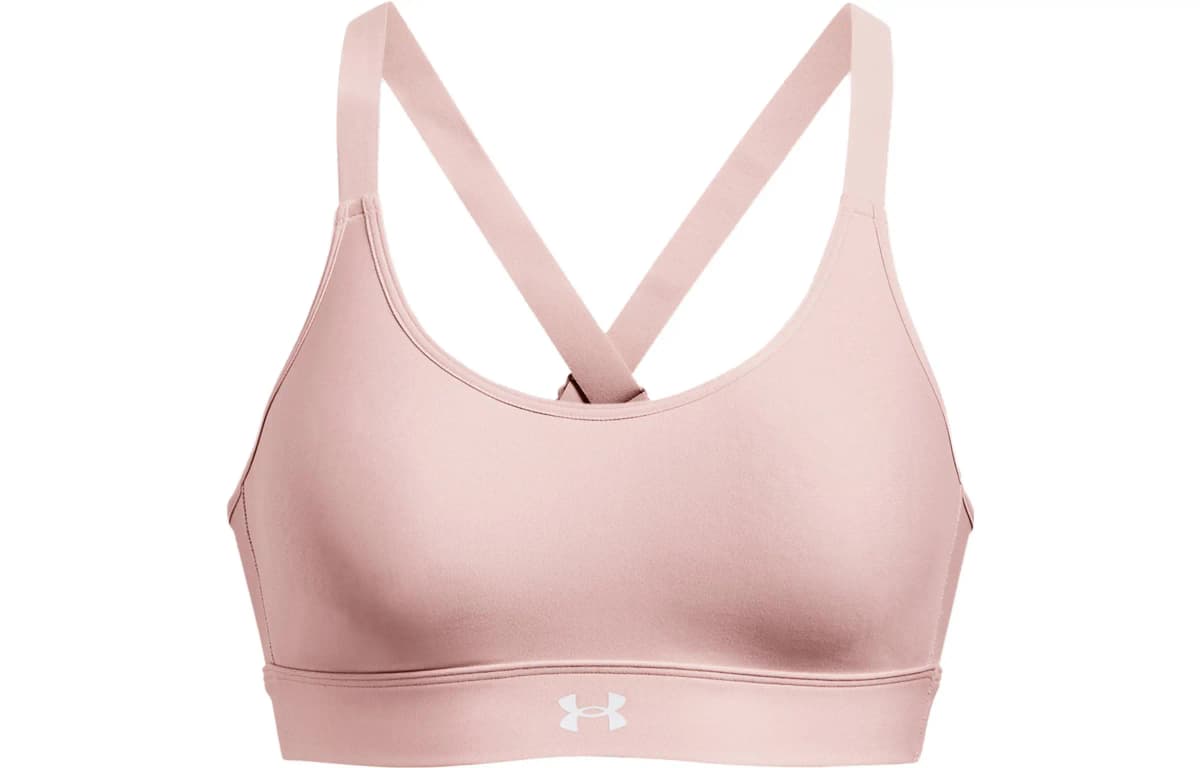 Under Armour UA Continuum Mid Qadın İdman Büstqalteri Çəhrayı