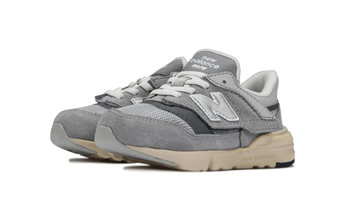 New Balance NB 997R Non-slip Lightweight Low-Top Toddler Shoes Gray Infant And Toddler 3