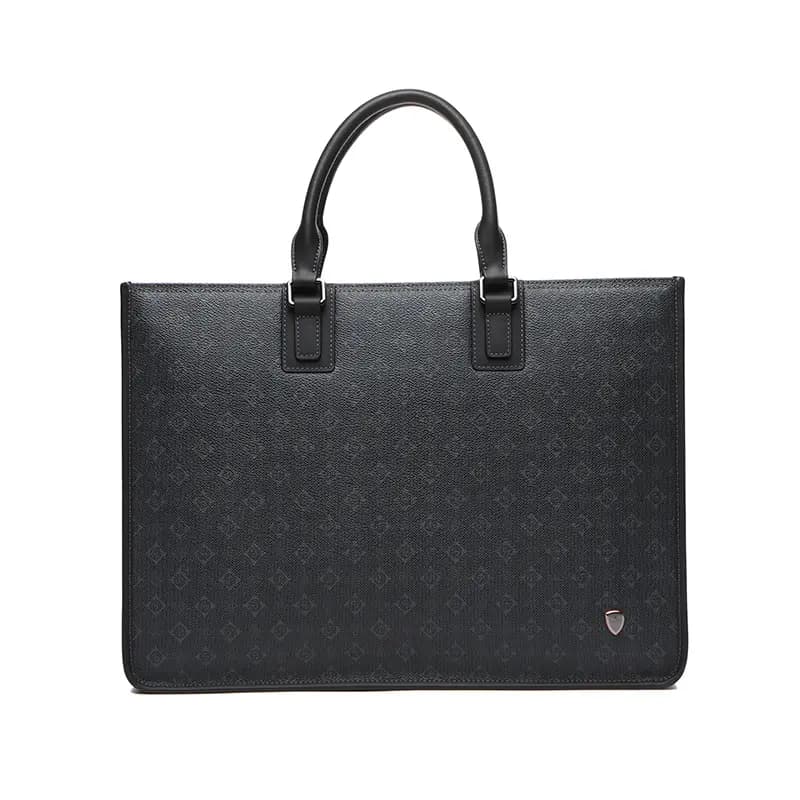 SEPTWOLVES Cow Leather Briefcase QPL Qara