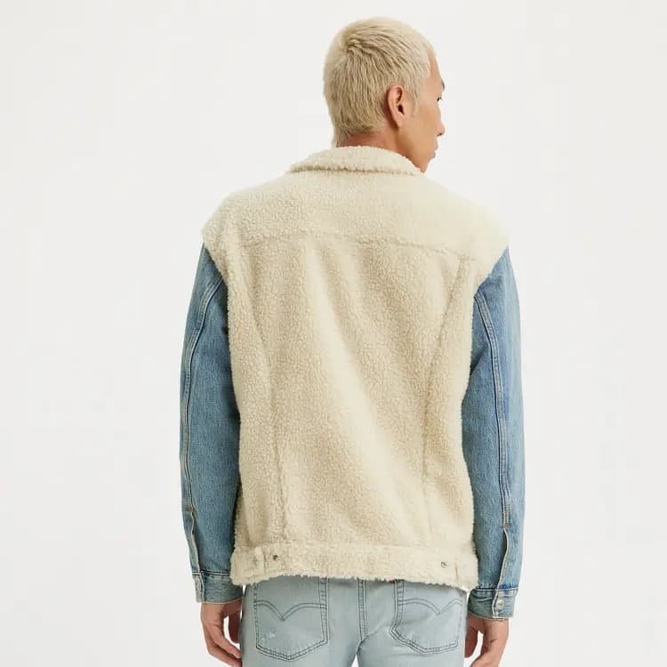 Levis Kişi Cins Pencəyi Mavi/Ağ 4