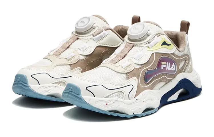 FILA KIDS Anti-Slip Wear-Resistant Low-Top Kids' Training Shoes Lily White Teenagers 2
