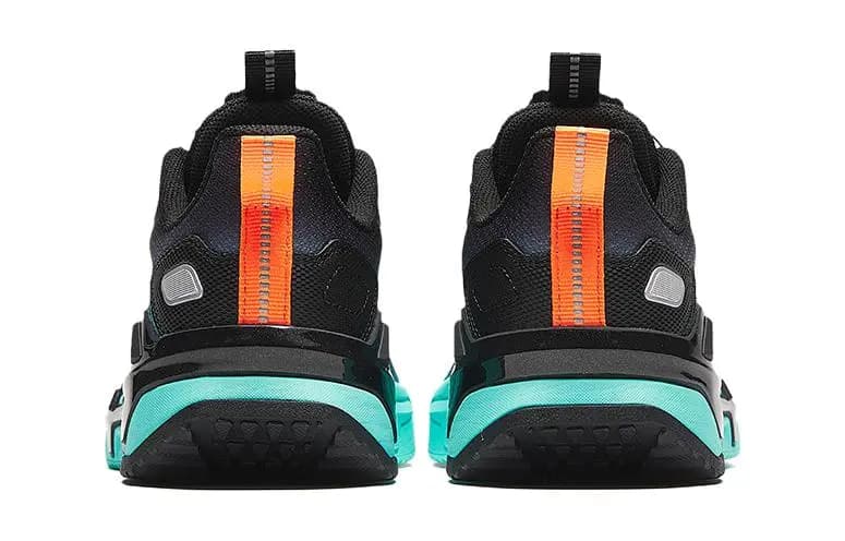 Anta Comfort Sports Uşaq Qaçış Ayaqqabısı Qara/Yaşıl 4