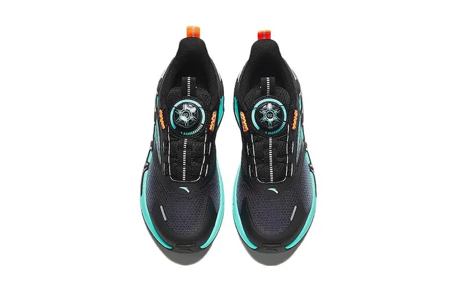 Anta Comfort Sports Uşaq Qaçış Ayaqqabısı Qara/Yaşıl 3