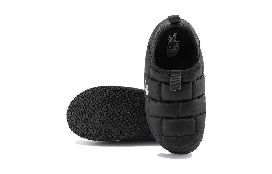 THE NORTH FACE Thermoball Traction Anti-Slip Wear-Resistant Low-Top Kids' Outdoor Shoes Black Kids' 4