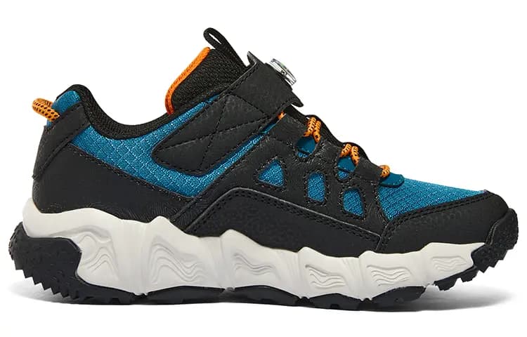 Skechers Velocitrek Cushioning Breathable Low-Top Kids' Outdoor Shoes Black Teenagers 4