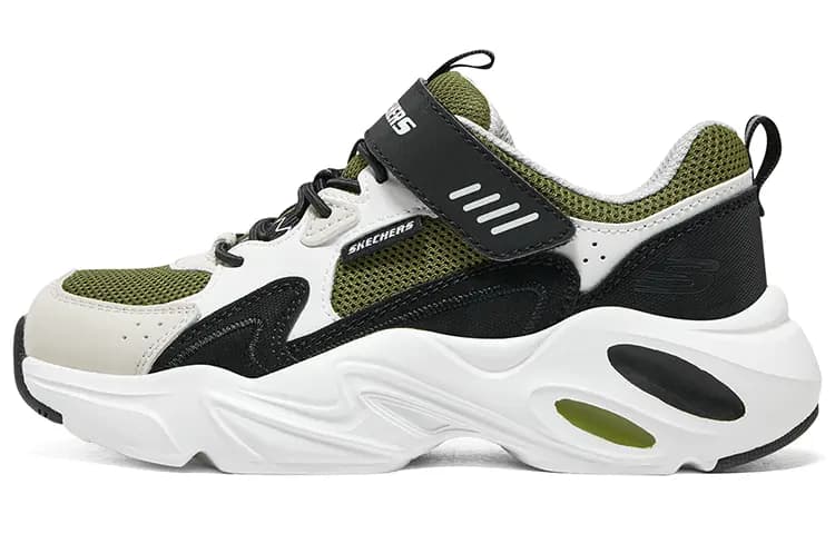 Skechers Stamina Airy Uşaq Gündəlik Ayaqqabı Qara/Zeytun
