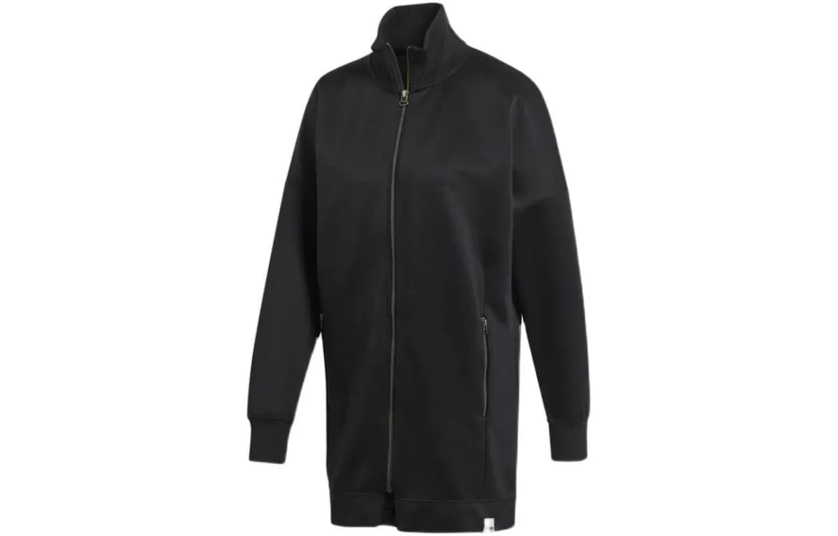 adidas Originals Solid Color Jacket Qadın Qara