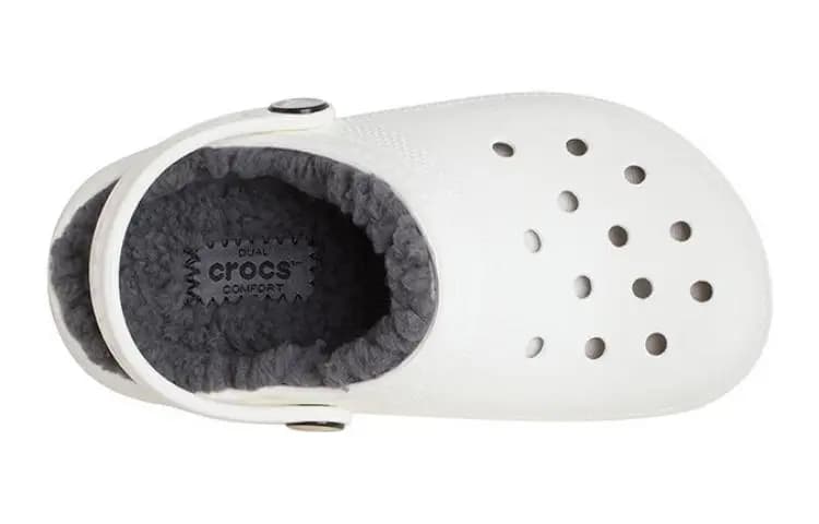Crocs Anti Slip Wear Resistant Kids' Slippers White Gray Kids' 6