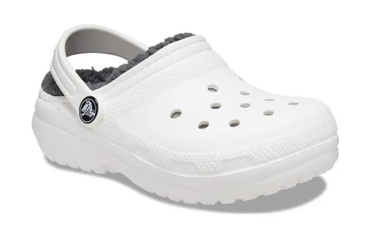 Crocs Anti Slip Wear Resistant Kids' Slippers White Gray Kids' 3