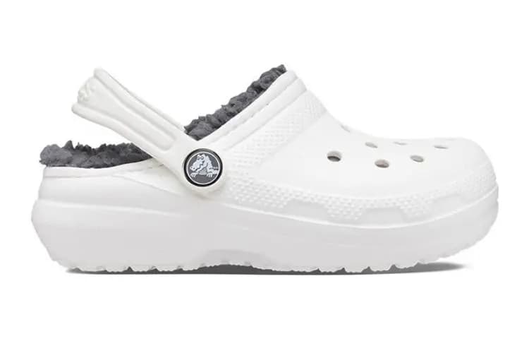 Crocs Anti Slip Wear Resistant Kids' Slippers White Gray Kids' 2