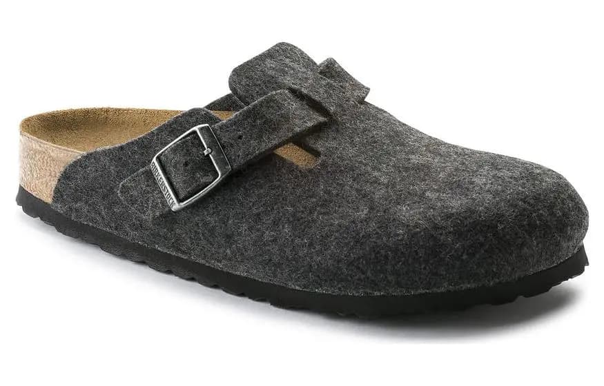 Birkenstock Boston 'Wool Felt Anthracite' 2