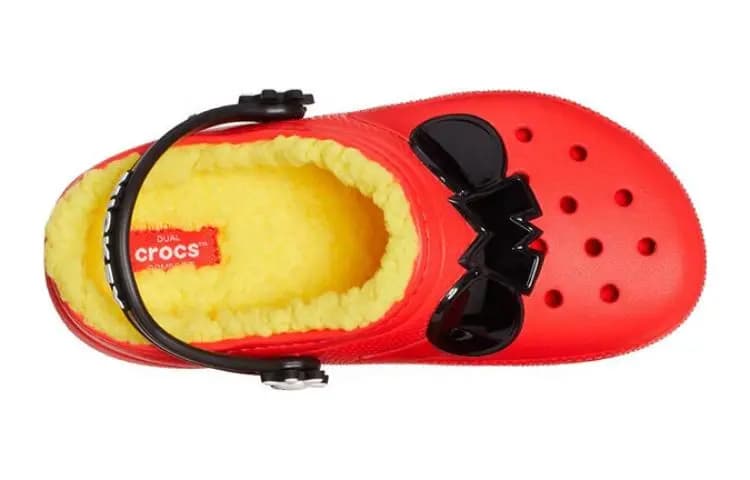 Crocs Classic Disney Mickey Uşaq Səndəli Qırmızı/Qara 5