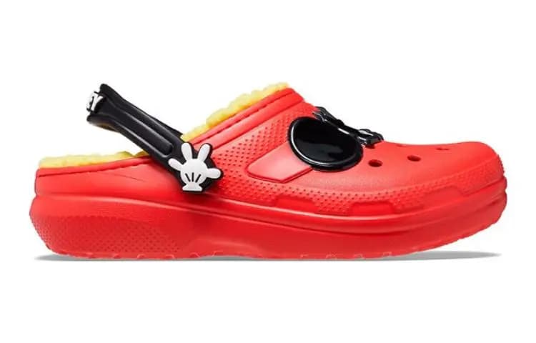 Crocs Classic Disney Mickey Uşaq Səndəli Qırmızı/Qara 2