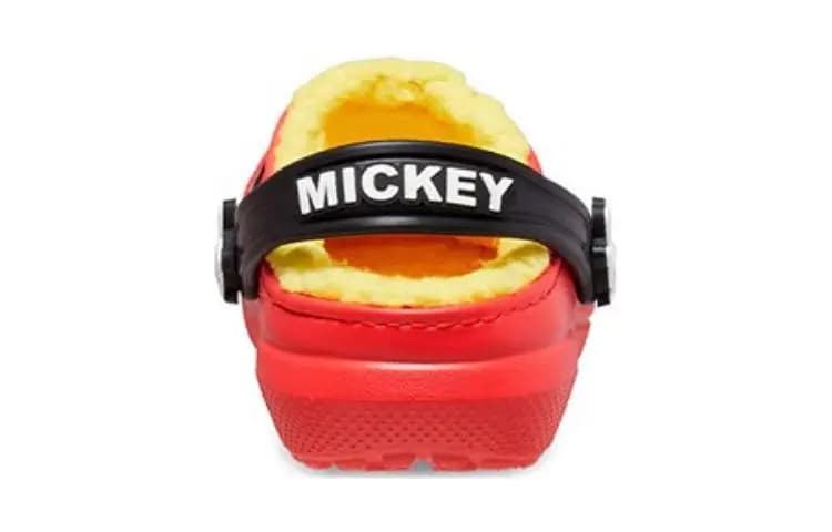Crocs Classic Disney Mickey Uşaq Səndəli Qırmızı/Qara 6