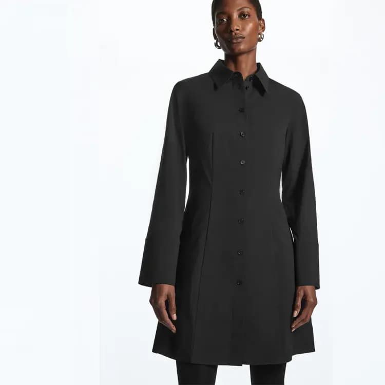 COS Long-Sleeved Dresses Women's Black 2