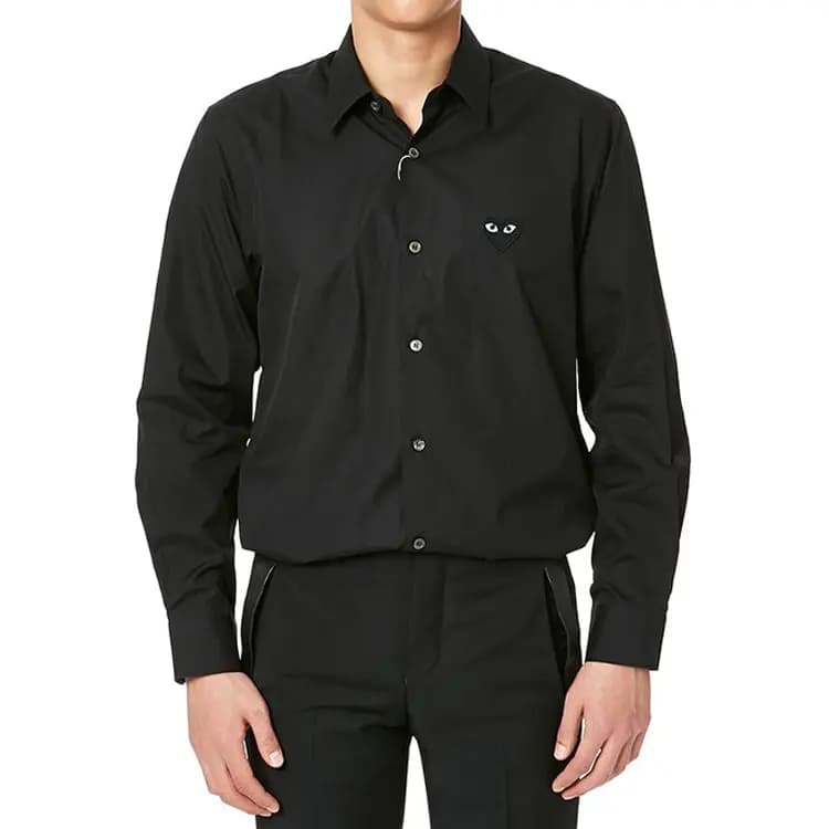 Comme Des Garcons Play Emblem Button Up Köynəyi 3