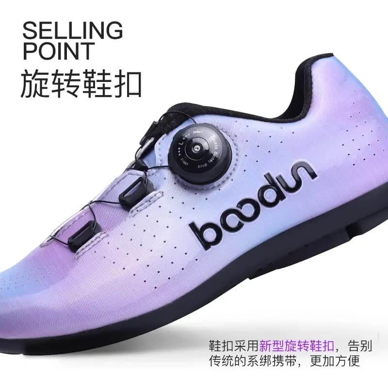 BOODUN Burton Velosiped Ayaqqabısı Qadın Bənövşəyi 4