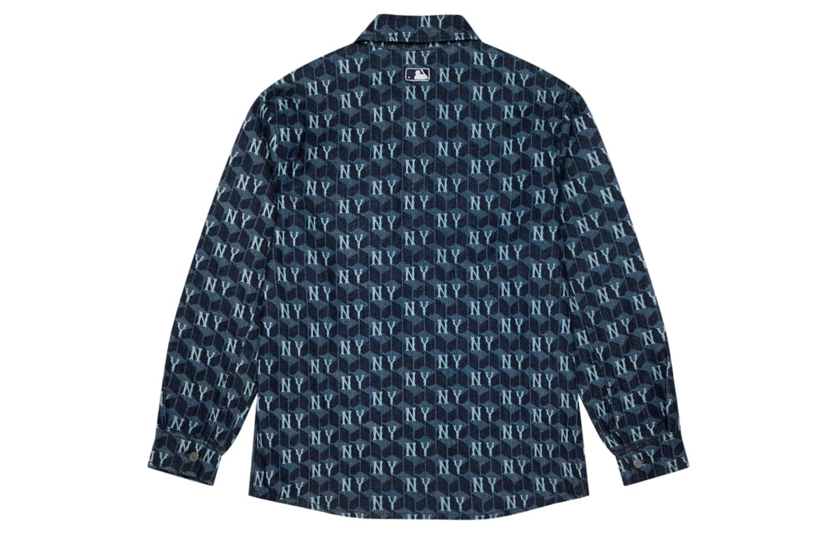 MLB Denim Jackets Unisex Dark Marine Blue 6