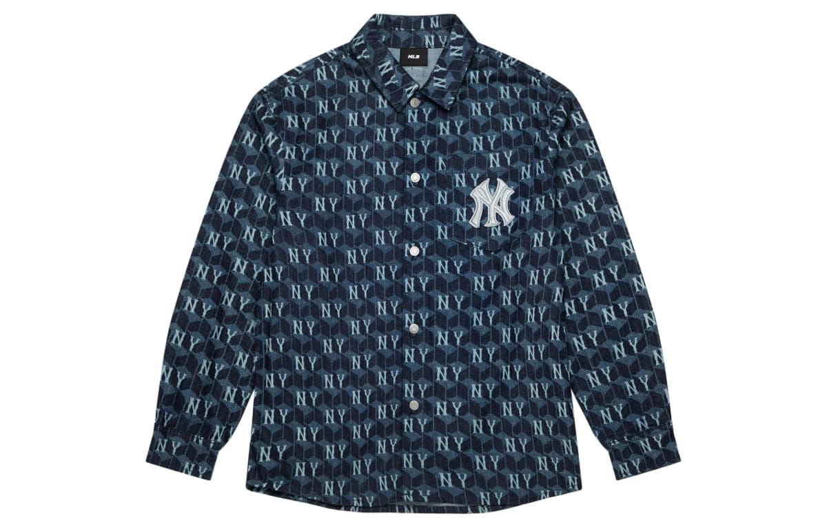 MLB Denim Jackets Unisex Dark Marine Blue 5