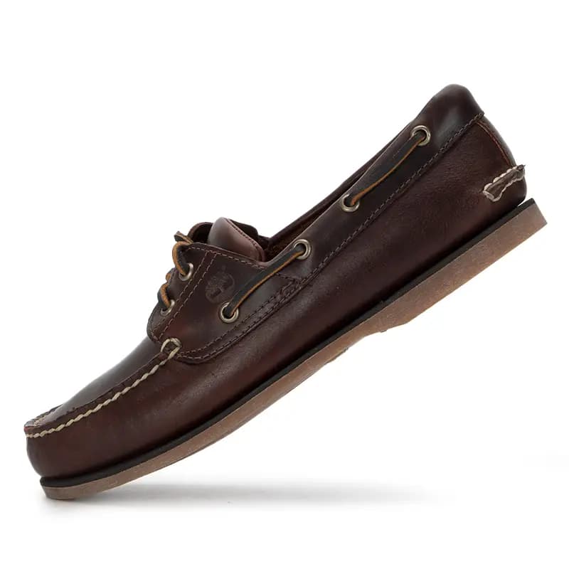 Timberland 3 Eye Lug Handsewn Boat Ayaqqabısı Tünd Qəhvəyi 2