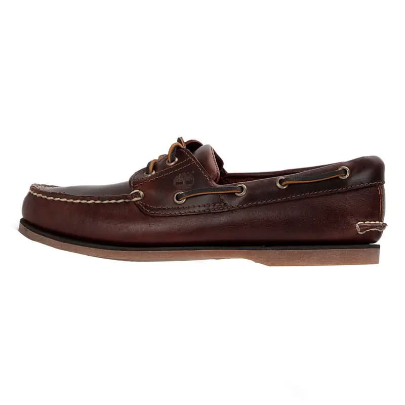 Timberland 3 Eye Lug Handsewn Boat Ayaqqabısı Tünd Qəhvəyi