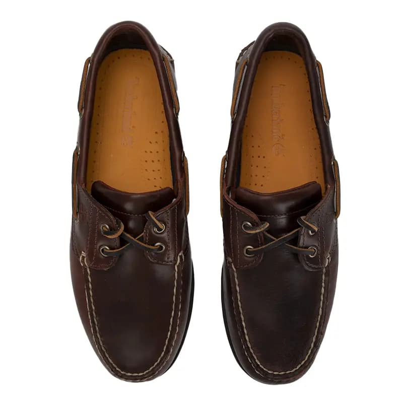 Timberland 3 Eye Lug Handsewn Boat Ayaqqabısı Tünd Qəhvəyi 4