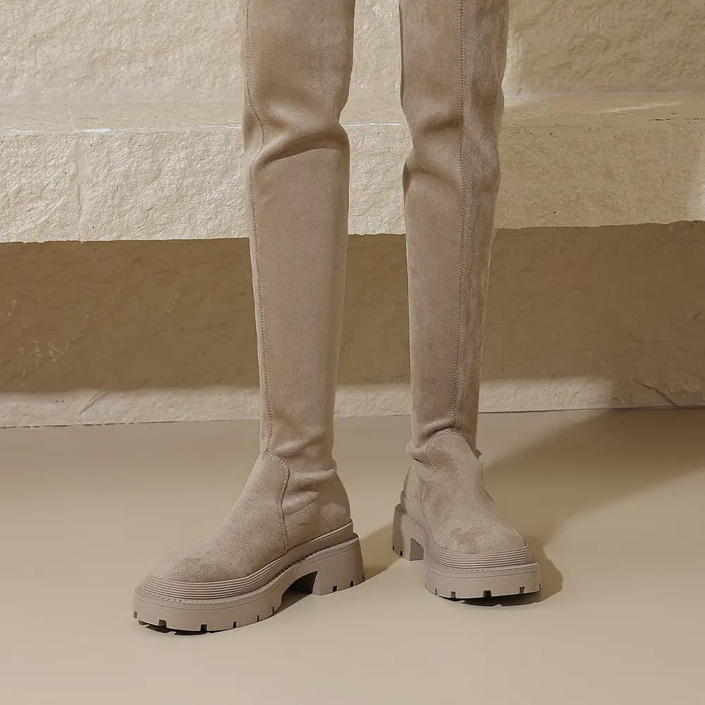 DAPHNE Over-the-knee Çəkmə Qadın 6sm 11
