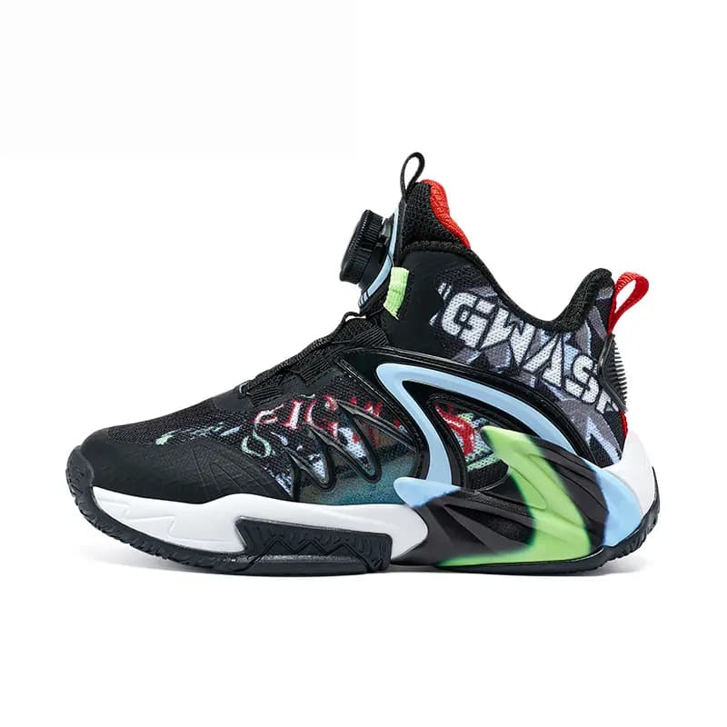 BIG WASP Mid Top Children's Basketball Shoes Teenagers