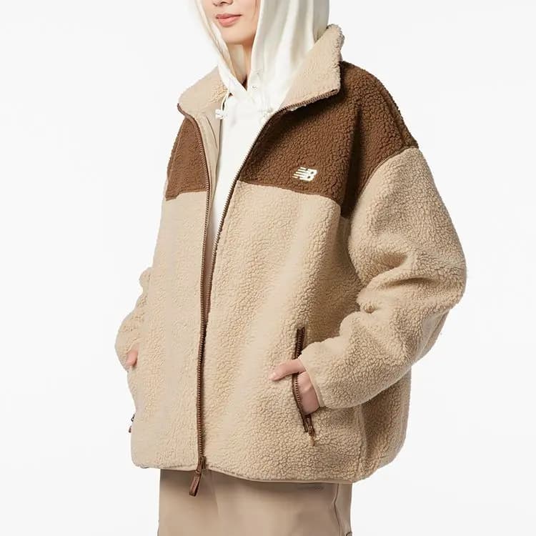 New Balance Velvet Jackets Women's Khaki 5