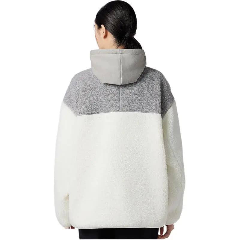 New Balance Velvet-feel Coat Women's Gray White 5