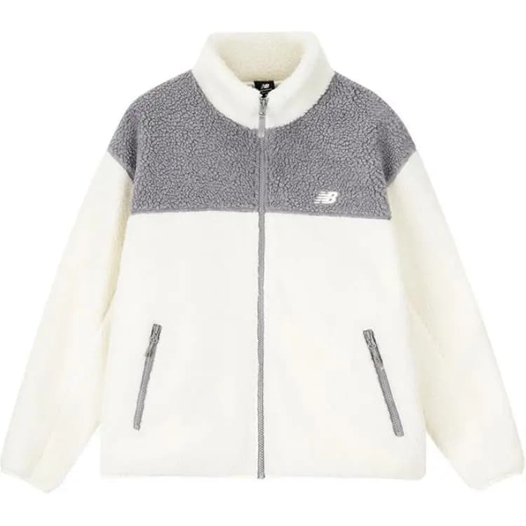 New Balance Velvet-feel Coat Women's Gray White