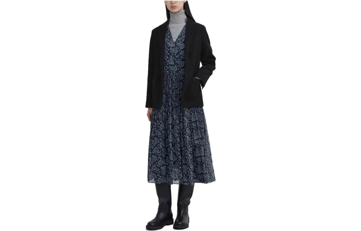 UNIQLO X Clare Waight Keller Qadın Kostyumu Qara