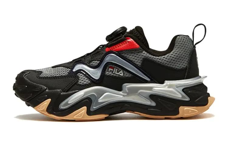 FILA KIDS Breathable Low Top Kids' Outdoor Shoes Black Teenagers